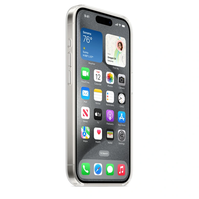 Silicon case for iPhone 15 Series with MagSafe Transparent 6