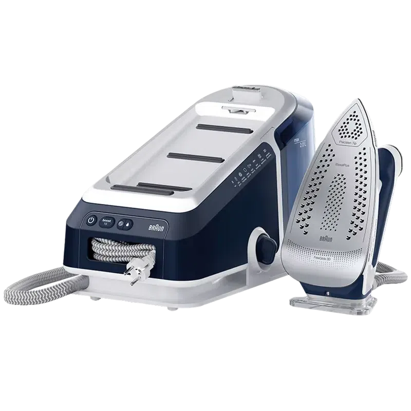 Утюг с парогенератором Braun IS7282BL, White / Blue 4