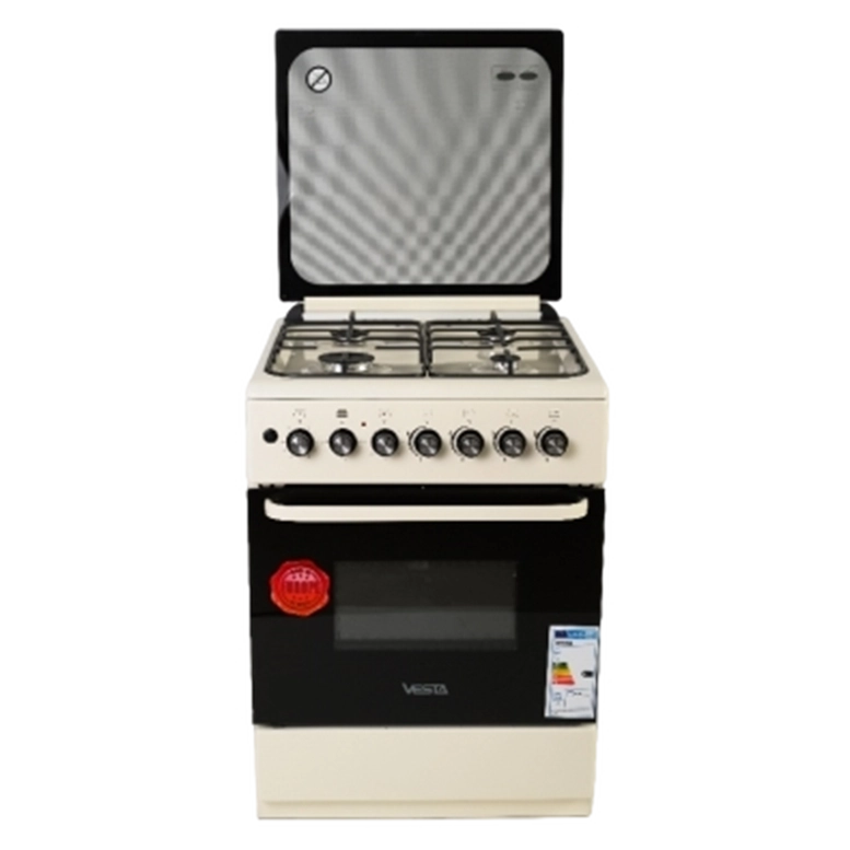 Aragaz pe gaz Vesta GC-E6060i/BE, Bej