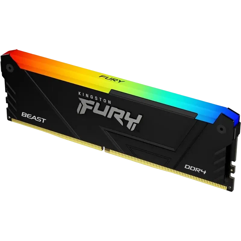 Memorie RAM Kingston FURY Beast RGB, 16GB, Black 4