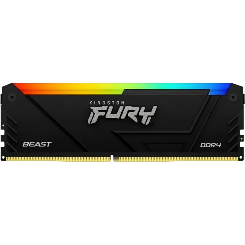 Оперативная память Kingston FURY Beast RGB, DDR4 SDRAM, 3773 МГц, 16ГБ 4