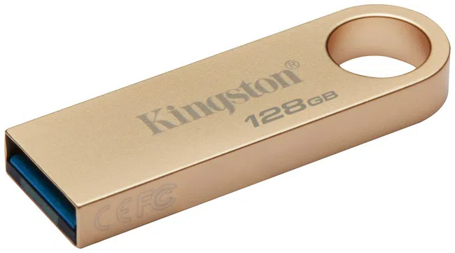 Флеш-накопитель Kingston DataTraveler SE9 G3, 128Гб, Золотистый 2
