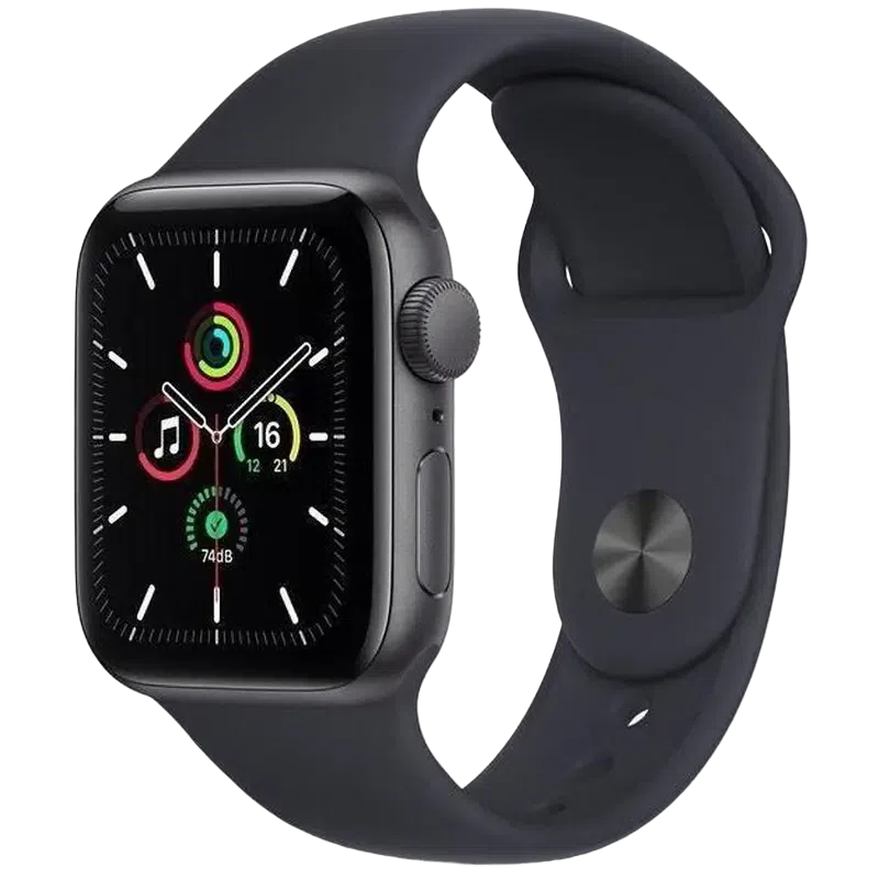 Apple Watch SE 2 (2023) 40mm Midnight Aluminium Case with Midnight Sport Band S/M 5