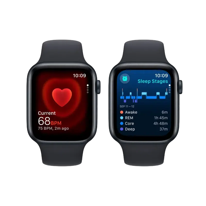 Apple Watch SE 2 (2023) 40mm Midnight Aluminium Case with Midnight Sport Band S/M 4