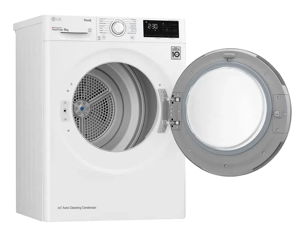 Сушильная машина LG RH80V3AV6N, White 4