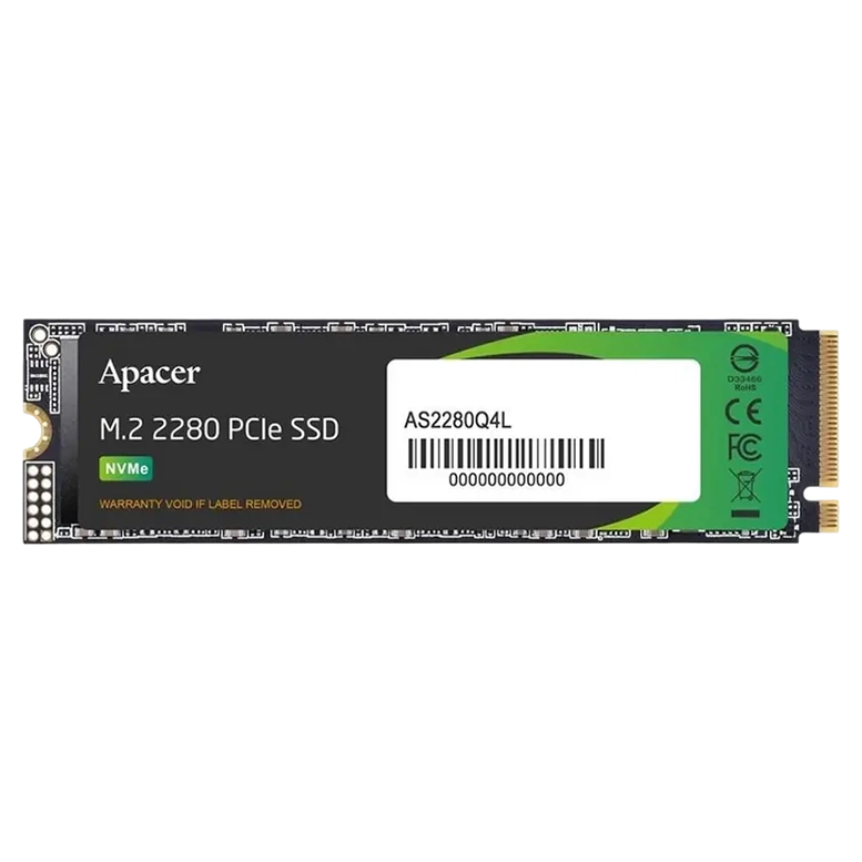 Накопитель SSD Apacer AS2280Q4L, 512Гб, AP512GAS2280Q4L-1