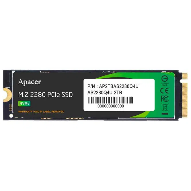 Накопитель SSD Apacer AS2280Q4U, 2048Гб, AP2TBAS2280Q4U-1 4