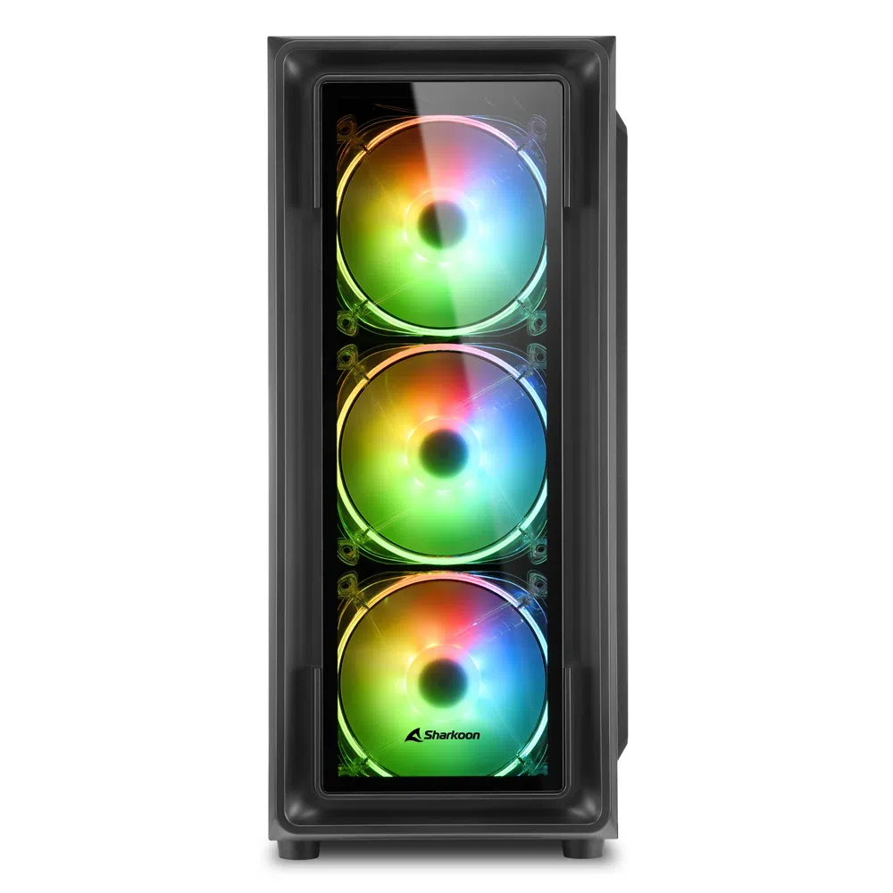 Компьютер ATOL PC1080MP - Gaming A-RGB#2.4.1 / AMD Ryzen 5 5600 / 16GB / 512GB SSD / Radeon RX 7600 / Black 3