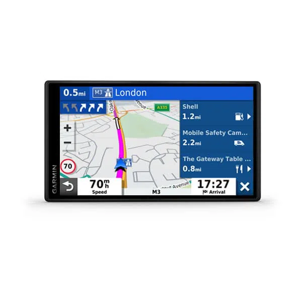 GARMIN DriveSmart 65 MT-D, Licence map Europe+Moldova, 6.95" LCD Edge-to-Edge (1024*600), MicroSD, Bluetooth, WiFi, Hands-free calling, Junction view, Lane assist, Smart notifications, Digital traffic updates, Battery life up to 1 hours, 239.6g