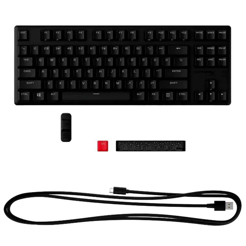 Клавиатура HyperX Alloy Origins Core PBT, Проводное, Чёрный 5