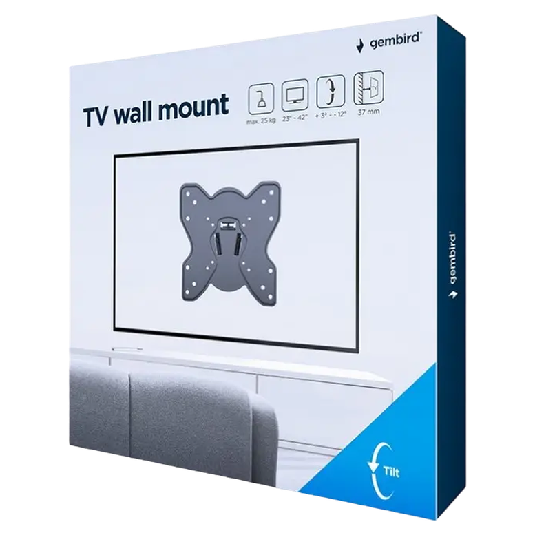 Suport pentru televizor Gembird WM-42T-03, Gri 8