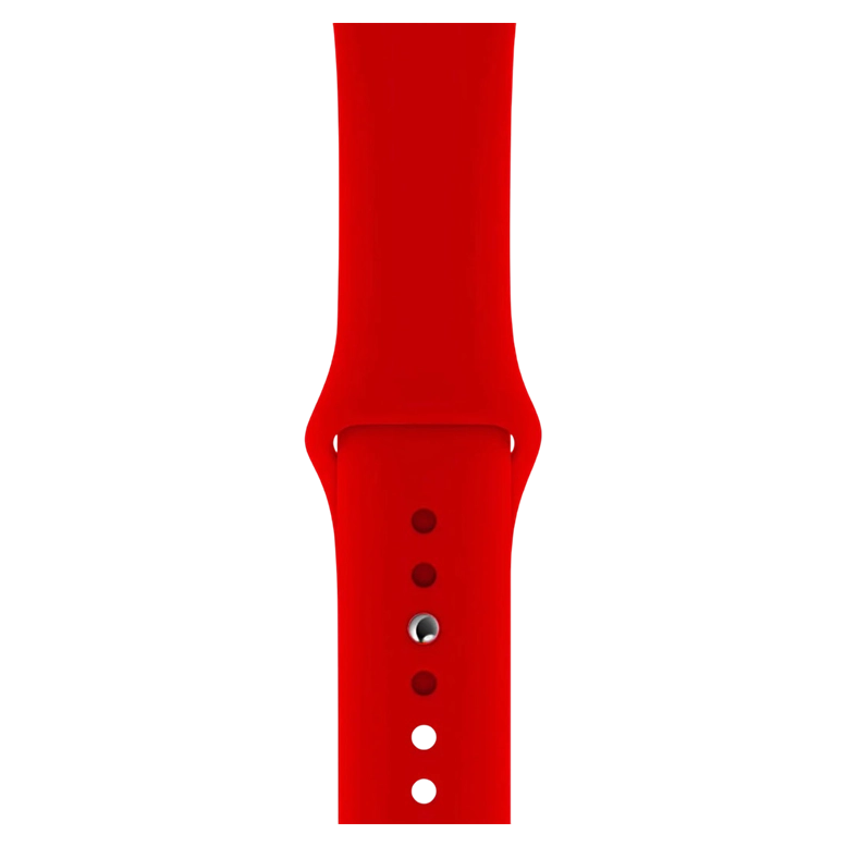 Ремешок силиконовый для Apple Watch 38-41 мм, Red