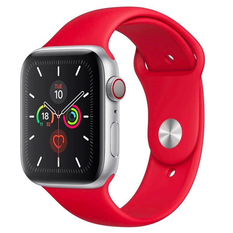 Ремешок силиконовый для Apple Watch 38-41 мм, Red 2