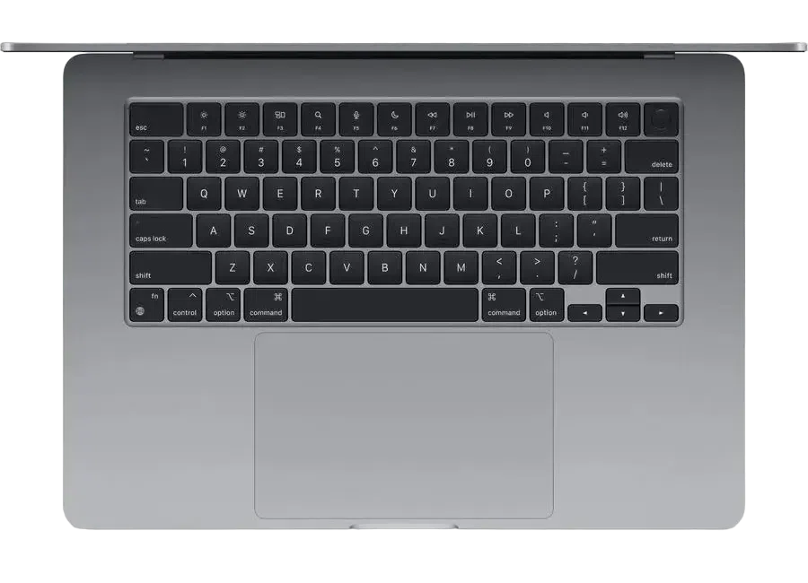 Ноутбук 15,3" Apple MacBook Air A3114, Space Grey, M3 with 8-core CPU and 10-core GPU, 16Гб/512Гб, macOS Sonoma 3