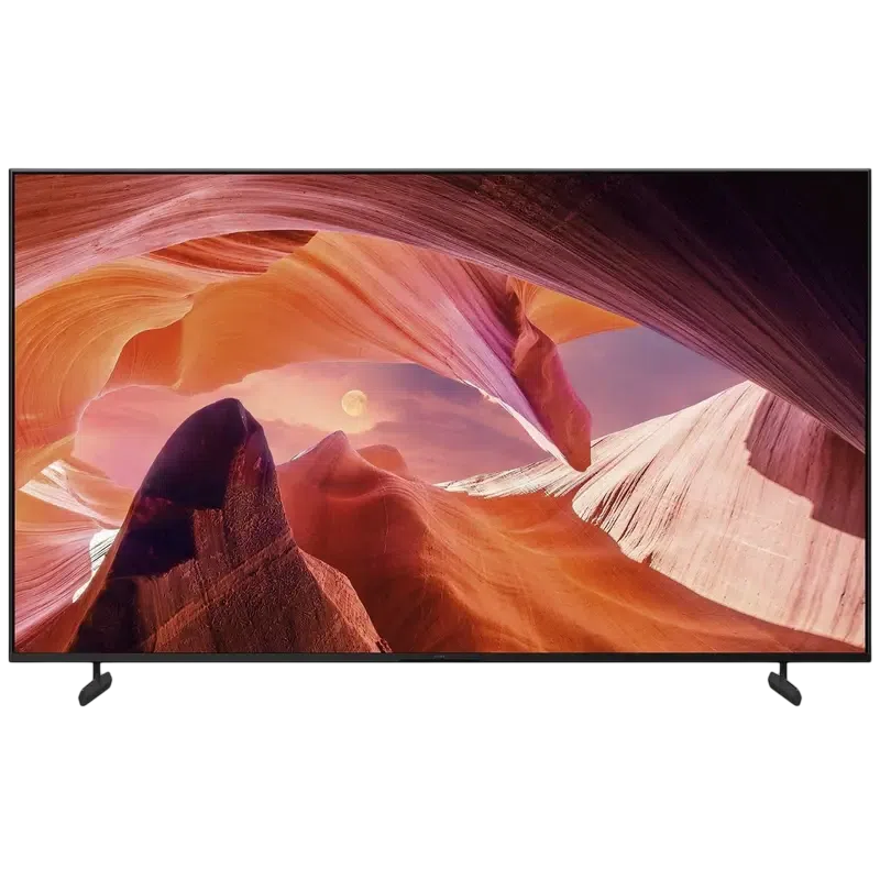 55" LED SMART TV SONY KD55X80LAEP, 4K HDR, 3840x2160, Google TV, Black 2