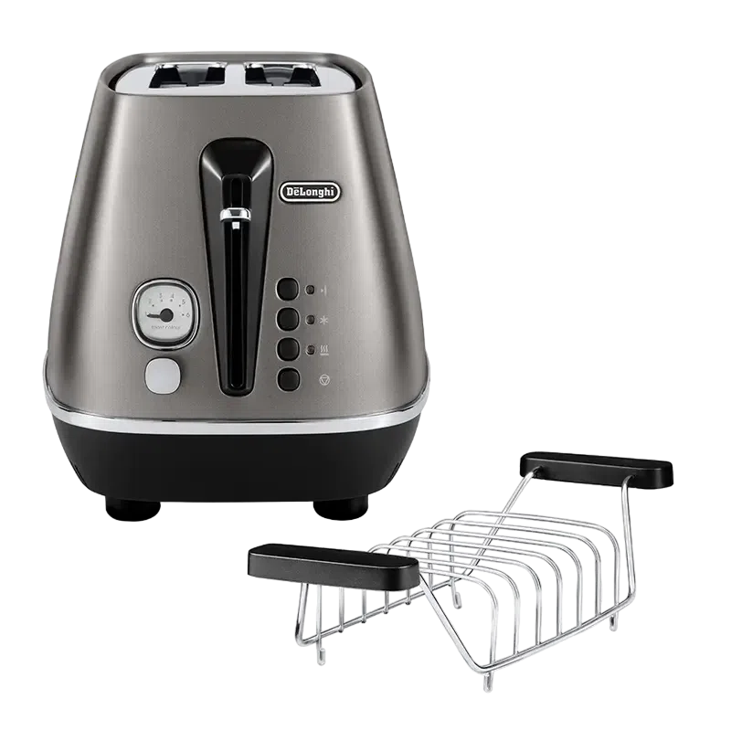 Тостер DeLonghi CTIN2103.TB, Titanium Black 2