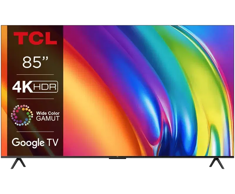 85" LED SMART TV TCL 85P745, 3840x2160 4K UHD, Google TV, Negru