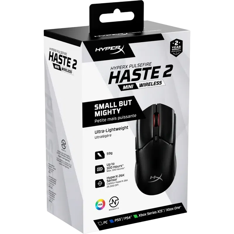 Игровая мышь HyperX Pulsefire Haste 2 mini, Black 10