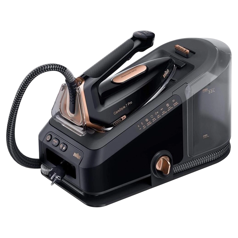 Fier de călcat cu generator de abur Braun IS7286BK CareStyle 7, Black