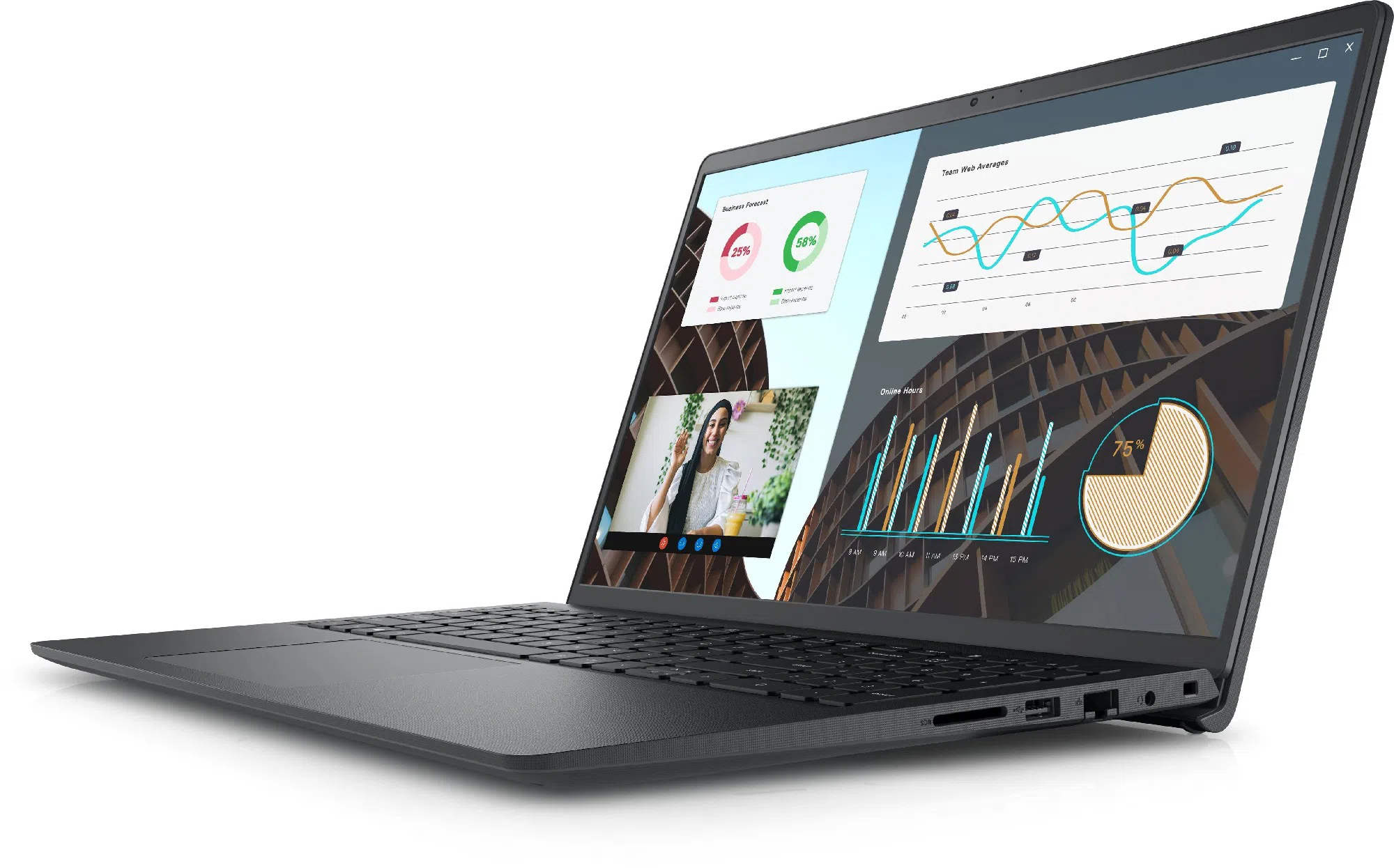Laptop 15.6" Dell Vostro 15 3000 (3530)/ Intel Core i5-1335U/ 8GB/ 512GB SSD/ Carbon Black 2