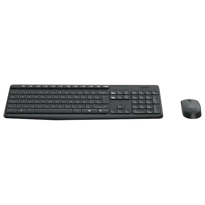 Tastatura & Mouse Logitech MK235, Gri 2