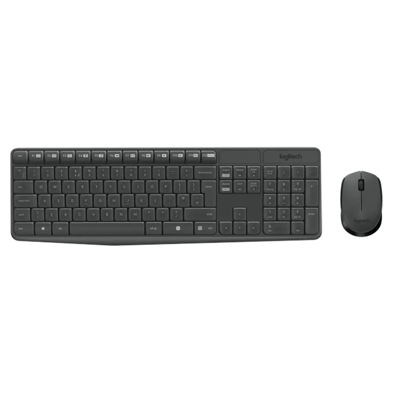 Tastatura & Mouse Logitech MK235, Gri