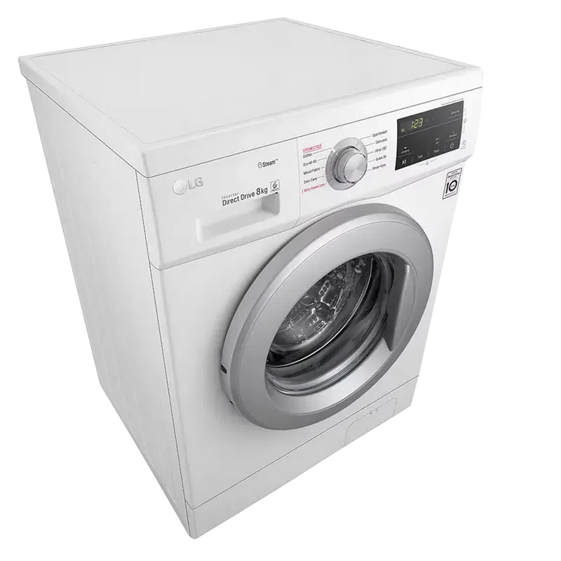 Стиральная машина LG F4J3TS4WE, 8кг, Белый 4