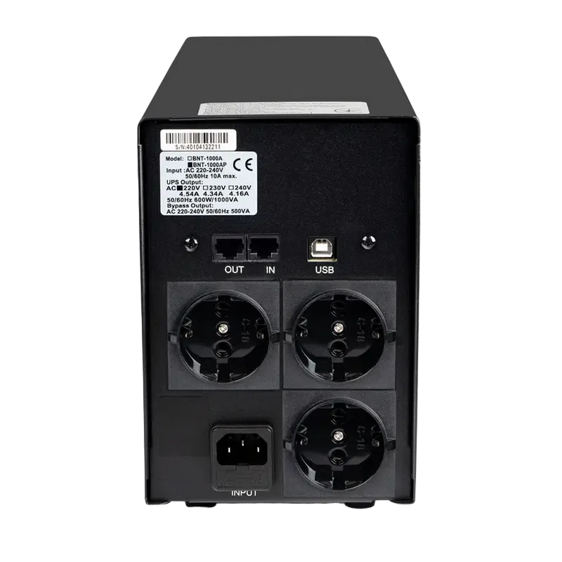 Источник бесперебойного питания PCM BNT-1000AP, Black 2
