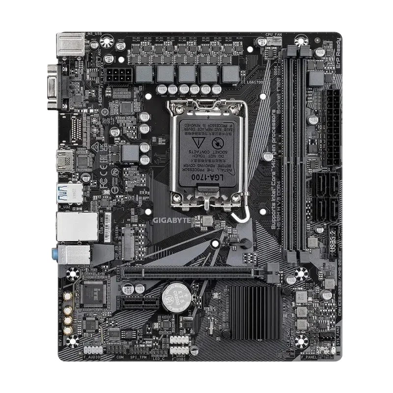 Материнская плата Gigabyte H610M H V3 DDR4 LGA1700 Micro-ATX 4