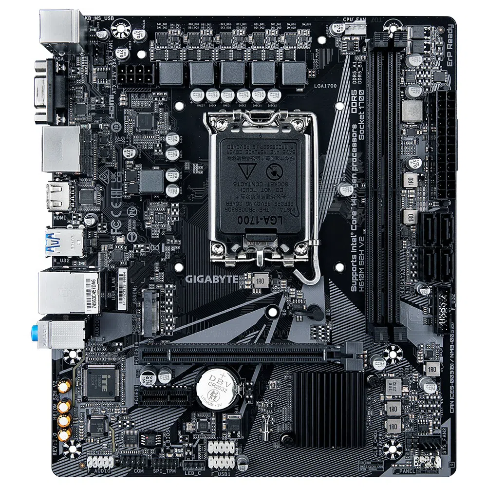 Материнская плата GIGABYTE H610M S2H V2 LGA1700 Micro‑ATX 4