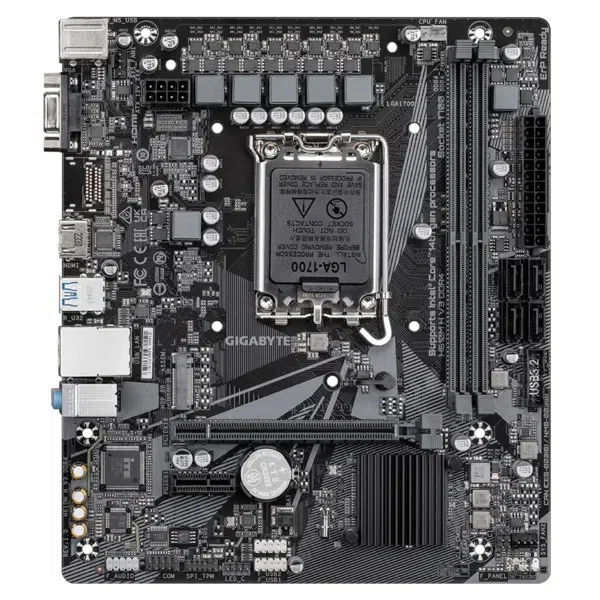 Материнская плата Gigabyte H610M H V3 DDR4, Black 2