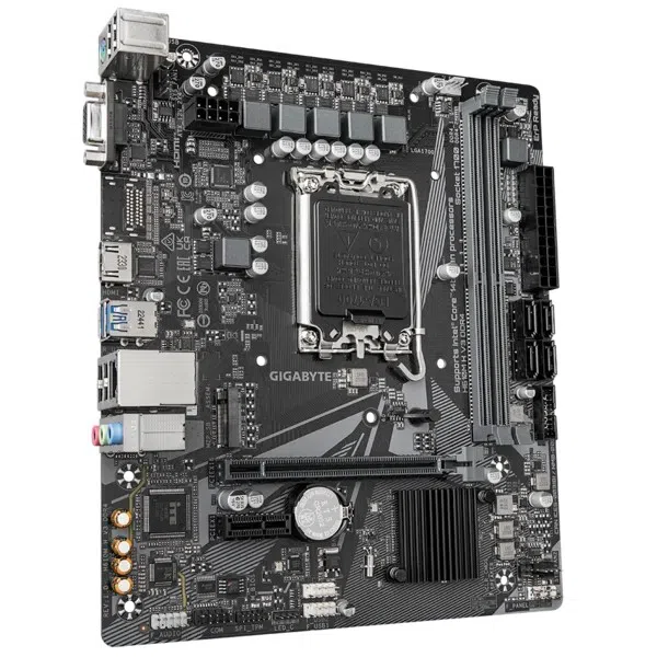 Материнская плата Gigabyte H610M H V3 DDR4, Black 3
