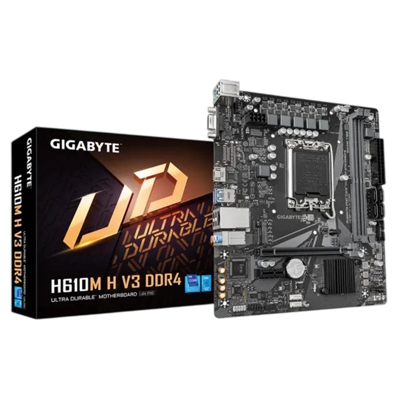 Материнская плата Gigabyte H610M H V3 DDR4, Black