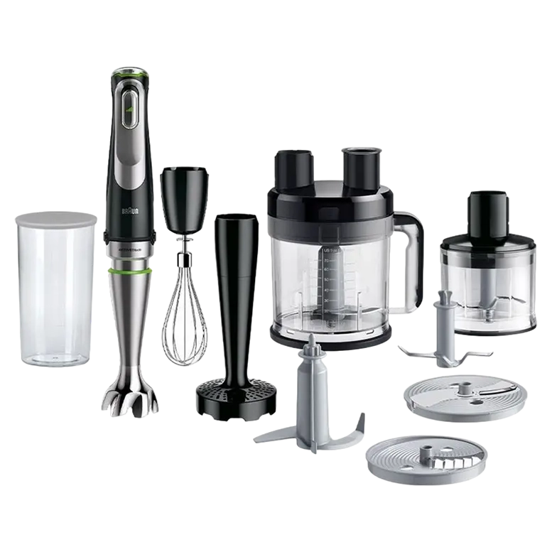 Погружной блендер Braun MQ 9187 XLI BK, Чёрный