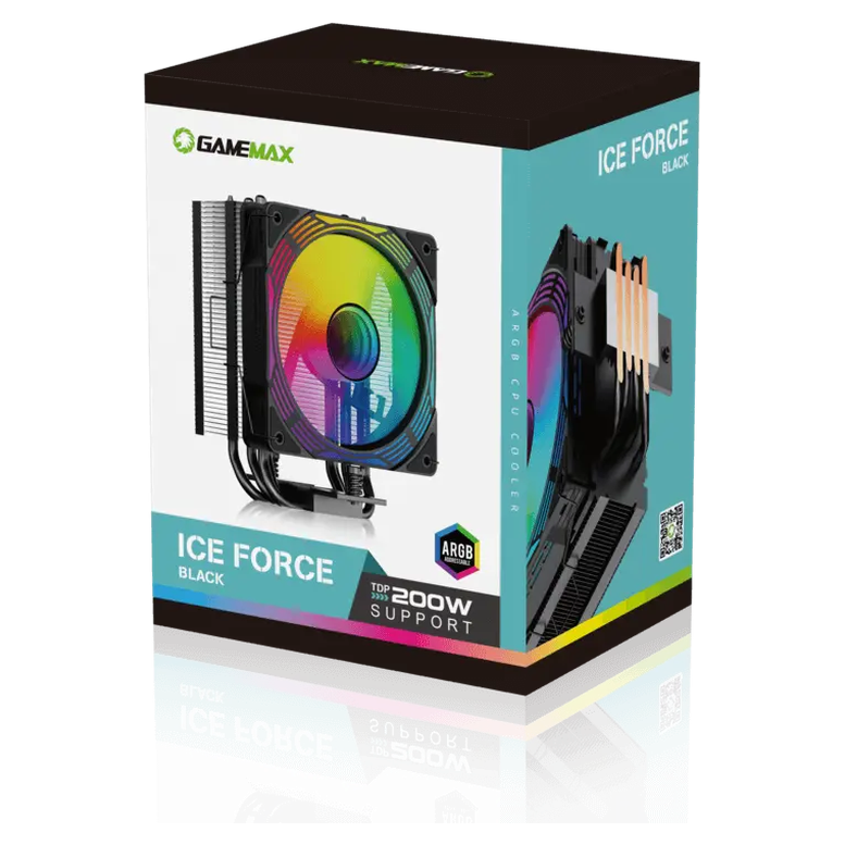 Система охлаждения Gamemax Ice Force BK, Черный 9
