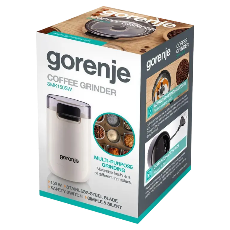 Кофемолка Gorenje SMK150SW, Белый