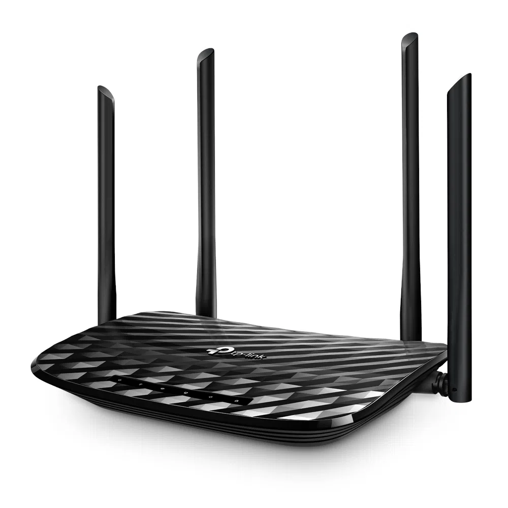 TP-LINK  Archer C6  AC1200 Dual Band Wireless Gigabit Router, Atheros, 867Mbps at 5Ghz + 300Mbps at 2.4Ghz, 802.11ac/a/b/g/n, MU-MIMO, 1 Gigabit WAN + 4 Gigabit LAN, Wireless On/Off and WPS button, 4 external antennas + 1 internal antenna 4