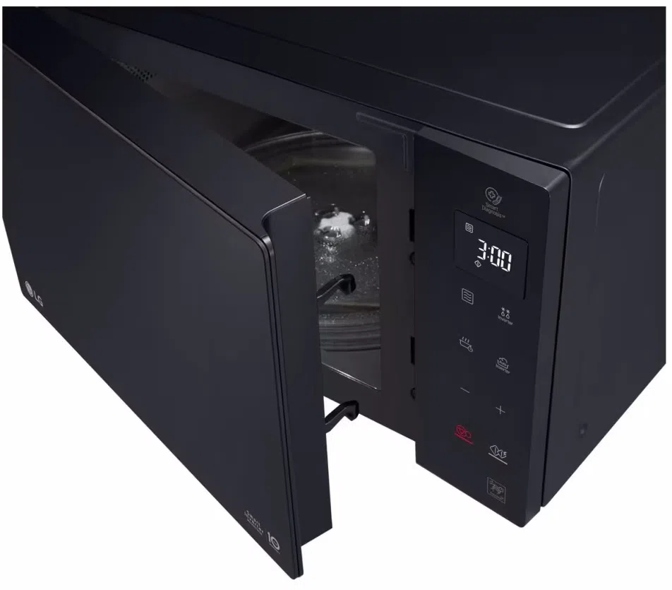 Cuptor cu microunde LG MS2535GIB, Negru 4
