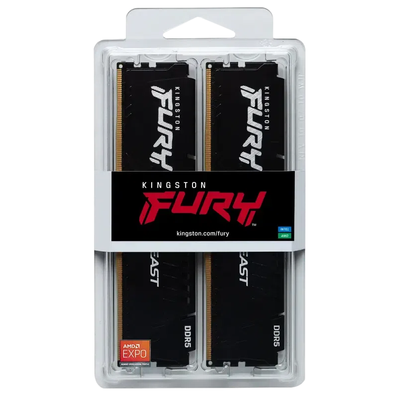 Memorie RAM Kingston FURY Beast, 64GB, Black 3