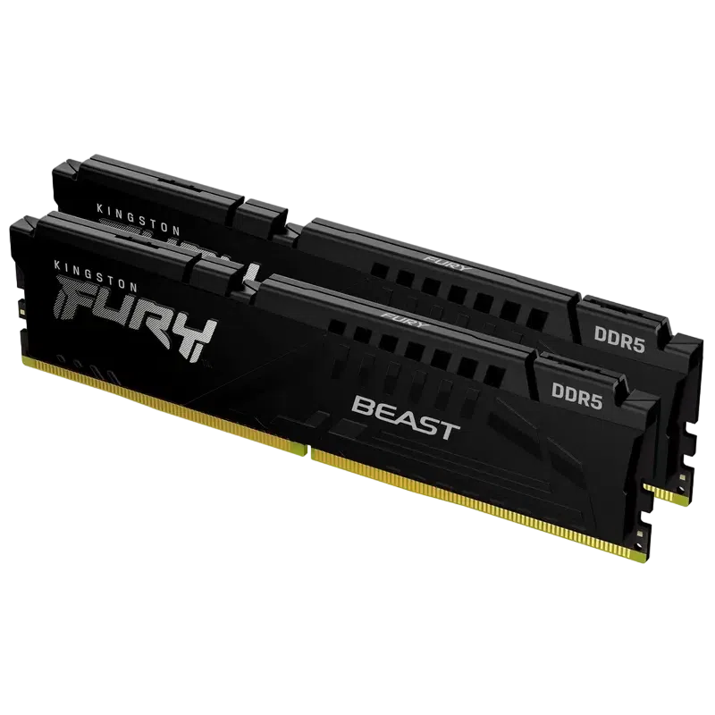 Memorie RAM Kingston FURY Beast, 64GB, Black