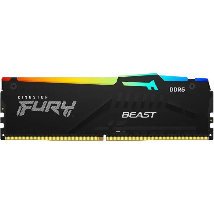 Memorie RAM Kingston FURY Beast RGB, 64GB, Black 4