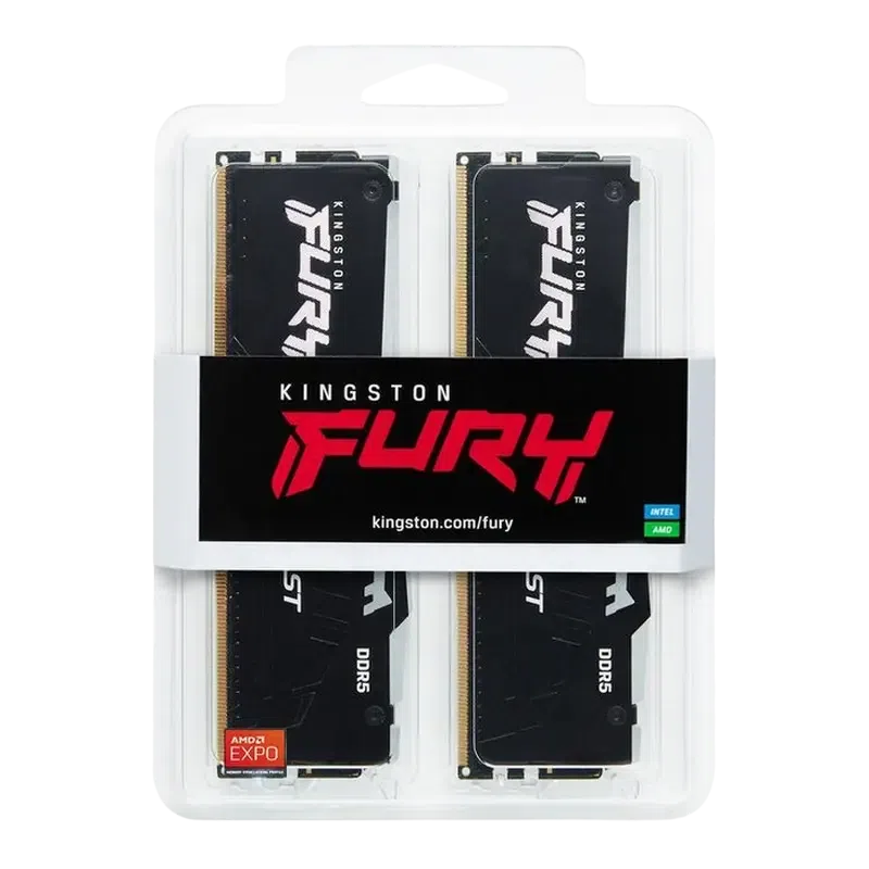 Memorie RAM Kingston FURY Beast RGB, 64GB, Black 7