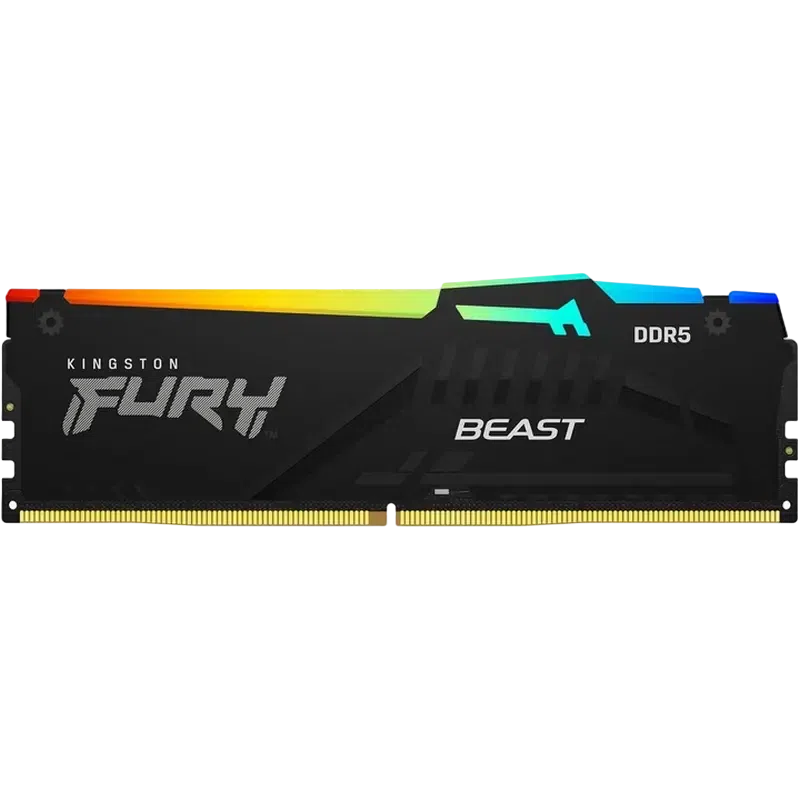 Memorie RAM Kingston FURY Beast RGB, 64GB, Black 3
