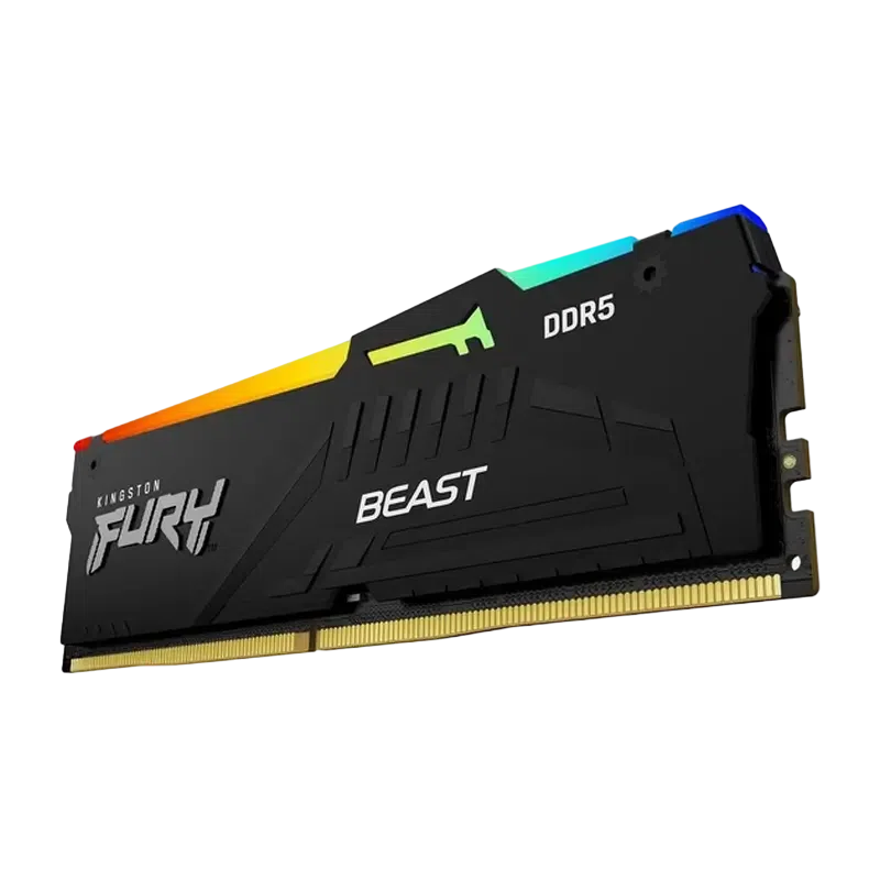Memorie RAM Kingston FURY Beast RGB, 64GB, Black 5