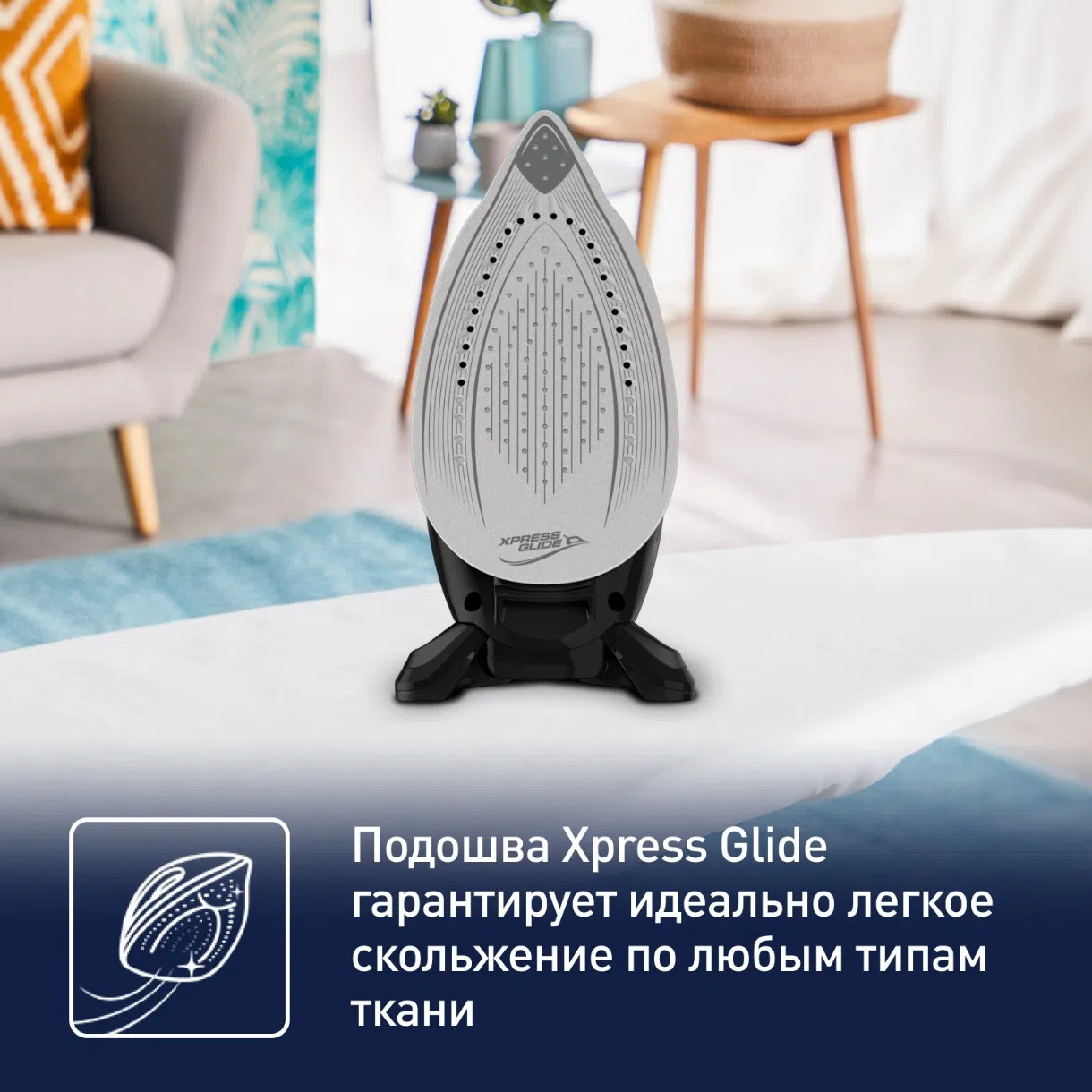 Утюг с парогенератором Tefal SV6140E0, Black 4