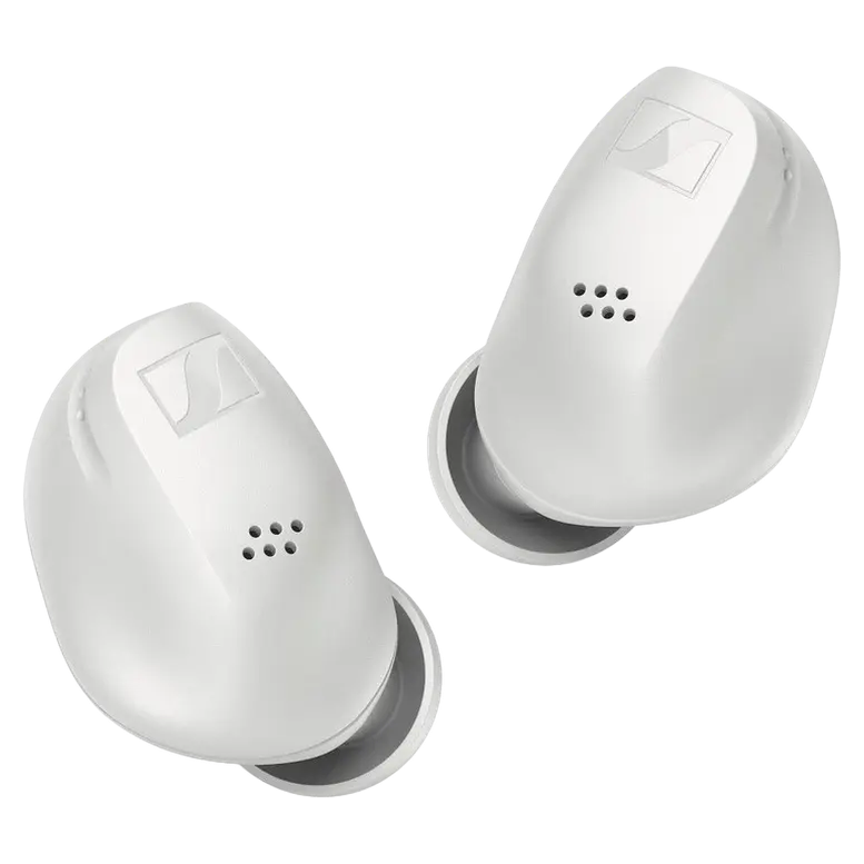 True Wireless Sennheiser Accentum, White, IP54, 8 hours (ANC off)/6 hours (ANC on); Max. battery life charging box: 28 hours 6