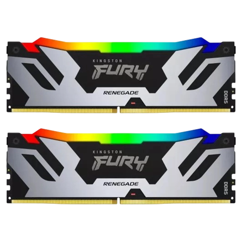 Memorie RAM Kingston FURY Renegade Silver RGB, 96 GB, Silver