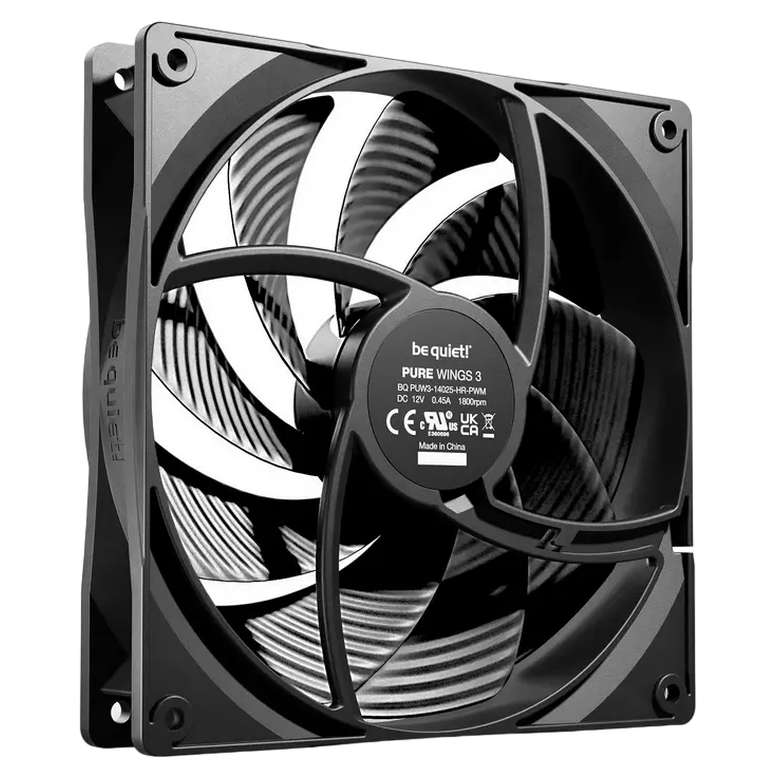 Вентилятор для ПК be quiet! Pure Wings 3 PWM High-speed, 140 мм, Черный 2