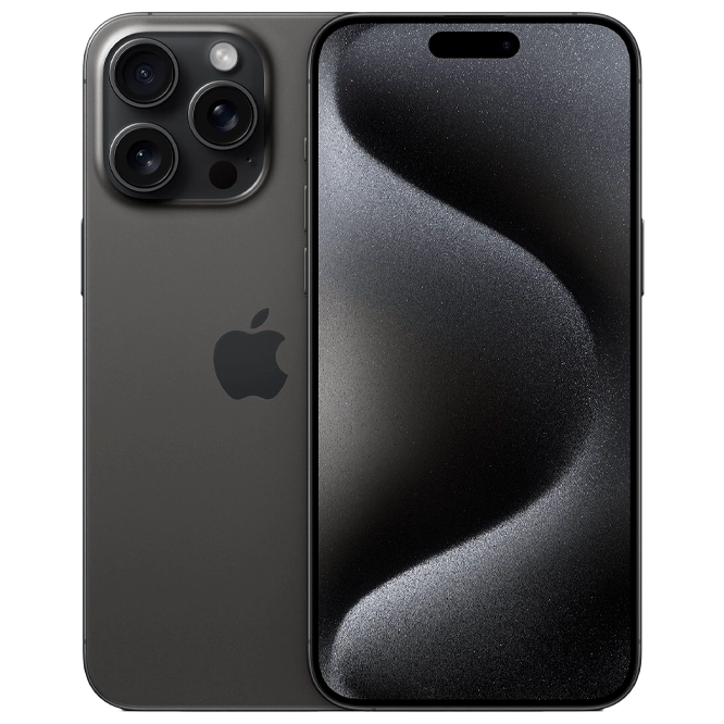 Apple iPhone 15 Pro Max 256GB DS Black Titanium LN 2