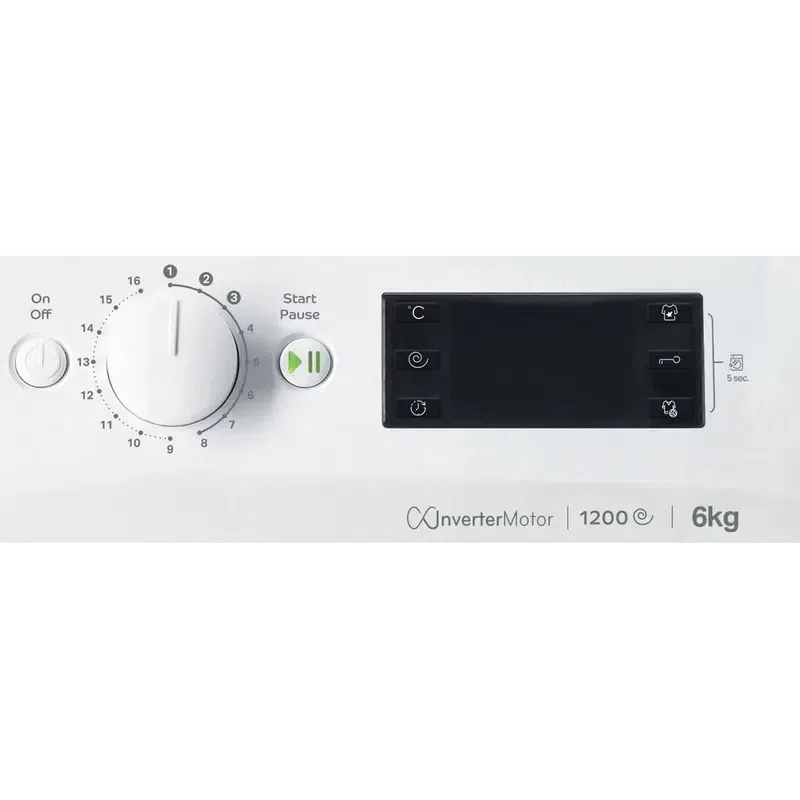 Стиральная машина Indesit MTWSE 61294 WK EE, 6кг, Белый 6
